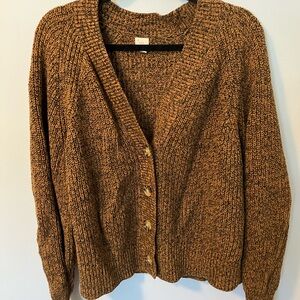 a new day Brown Button-Up Cardigan